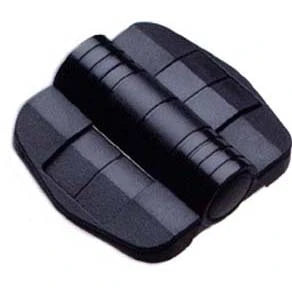 Southco Door Hinge C6-20 Positioning Hinge, Free Swinging (No Detents), Stainless Steel Detent Tube, Acetal Copolymer Hinge Leaves, Black