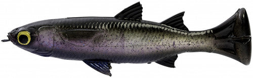 SAVAGE GEAR PULSE TAIL MULLET LB SWIMBAIT - 4IN - DARK MULLET