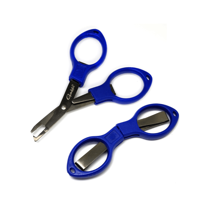 Gamakatsu Folding Braid Scissors with Split Ring Pliers