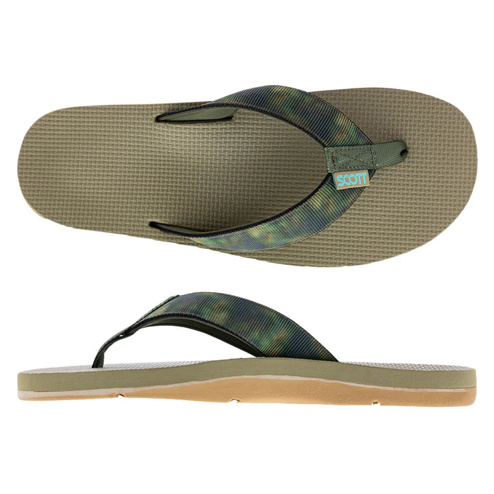 Scott Hawaii Kaikane - The Makaha Camo Dust Sandals