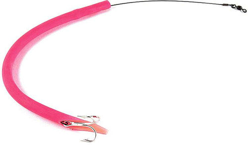 Sea Striker Standard Cuda Tube 12'' Fluorescent Pink Rigged