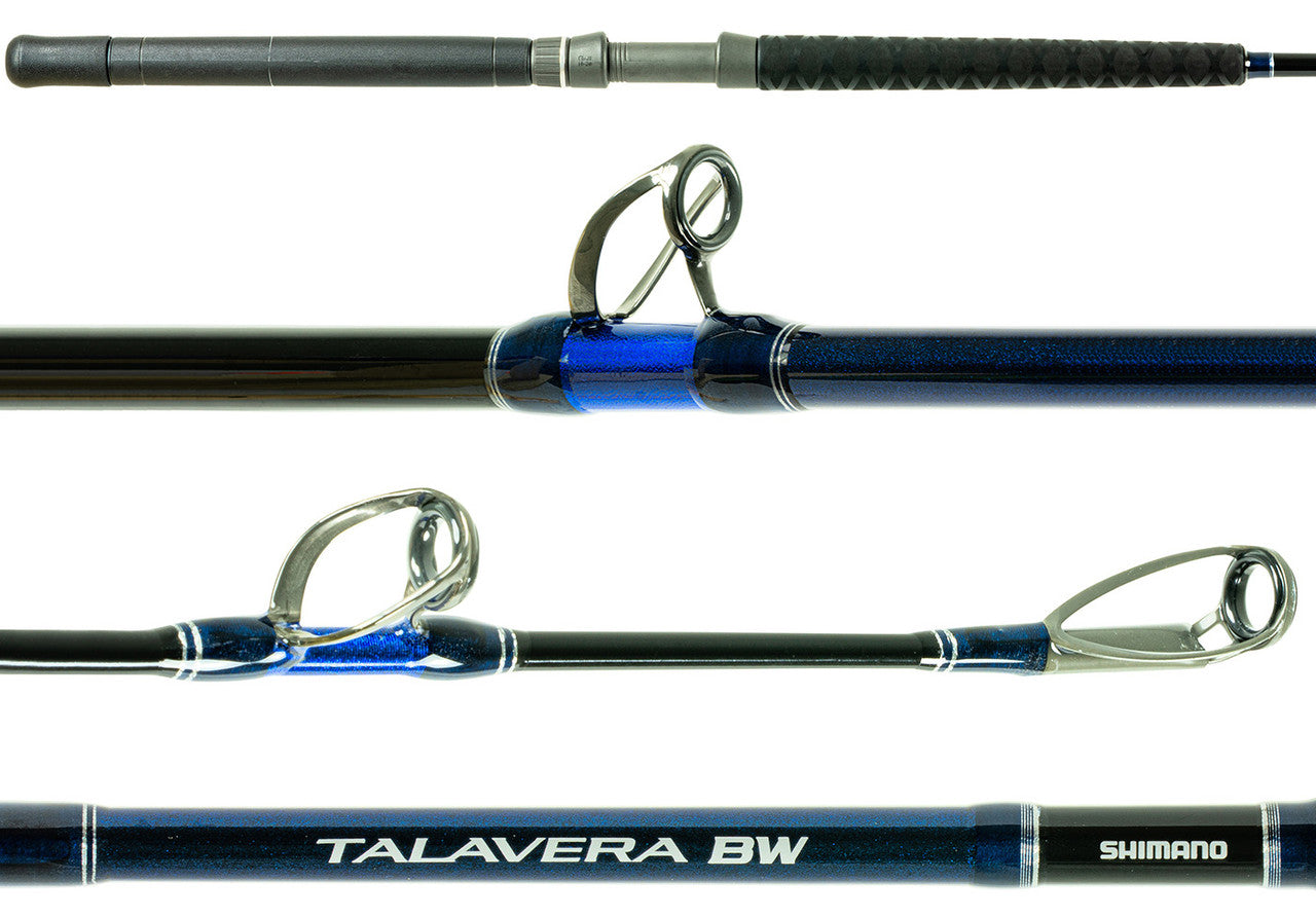 Shimano TEBC66HSBA Talavera Bluewater Conventional Ring Guide Slick Butt Rod 6'6" 25-50lb