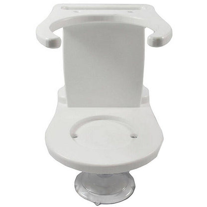 TACO Metals P01-2010W Poly Single Tumbler Holder - White.