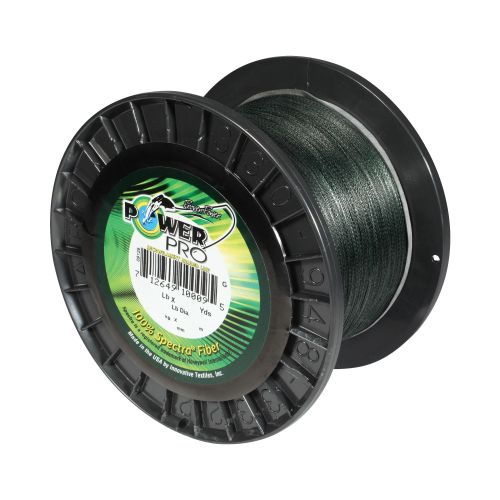 PowerPro Spectra Braided Fishing Line - 3000 yd. Spool - 250 lb. - Moss Green