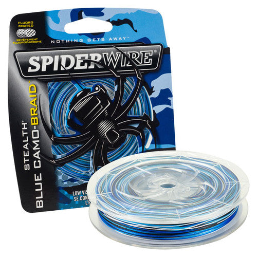 Spiderwire Stealth Blue Camo Braid 200yds