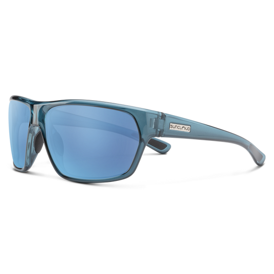 Suncloud Boone Crystal Marine/Polar Aqua Mirror Sunglasses