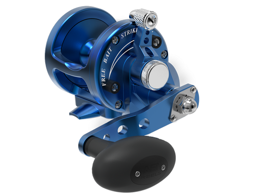 Avet SX G2 5.3 Single Speed Reel with Glide Plate - Right-Hand - Blue