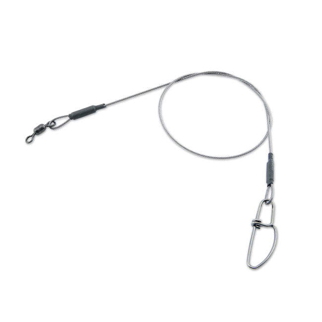 AFW Titanium Surfstrand, Bare 1x7 Wire Leader Black Oxide 12"