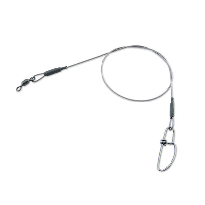 AFW Titanium Surfstrand, Bare 1x7 Wire Leader Black Oxide 12"