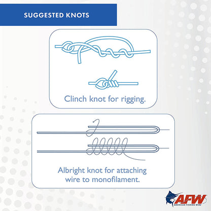 AFW Titanium TP, Single Strand Leader Kit Black Oxide, 25 ft / 7.6 m wire, 25 pc stainless black sleeves, 25 pc black shrink tubing