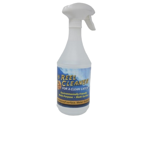 4-REEL Services Consumer Grade Fishing Reel Cleaner 24 Ounce.