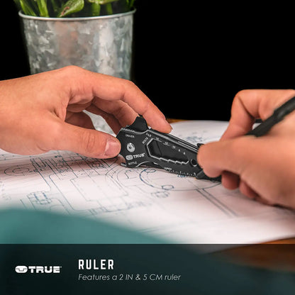 True Utility SmartKnife+ Pocketknife with 15-in-1 Multi-Tool