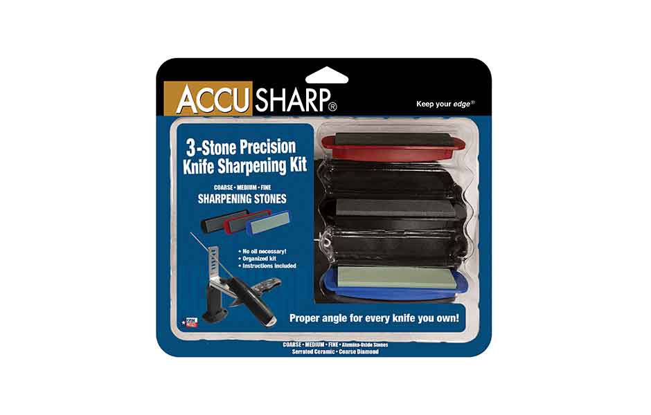 Accusharp 3-Stone Precision Knife Sharpening Kit