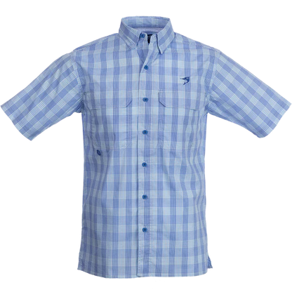 Bimini Bay Pine Island Men's Short Sleeve Plaid Shirt