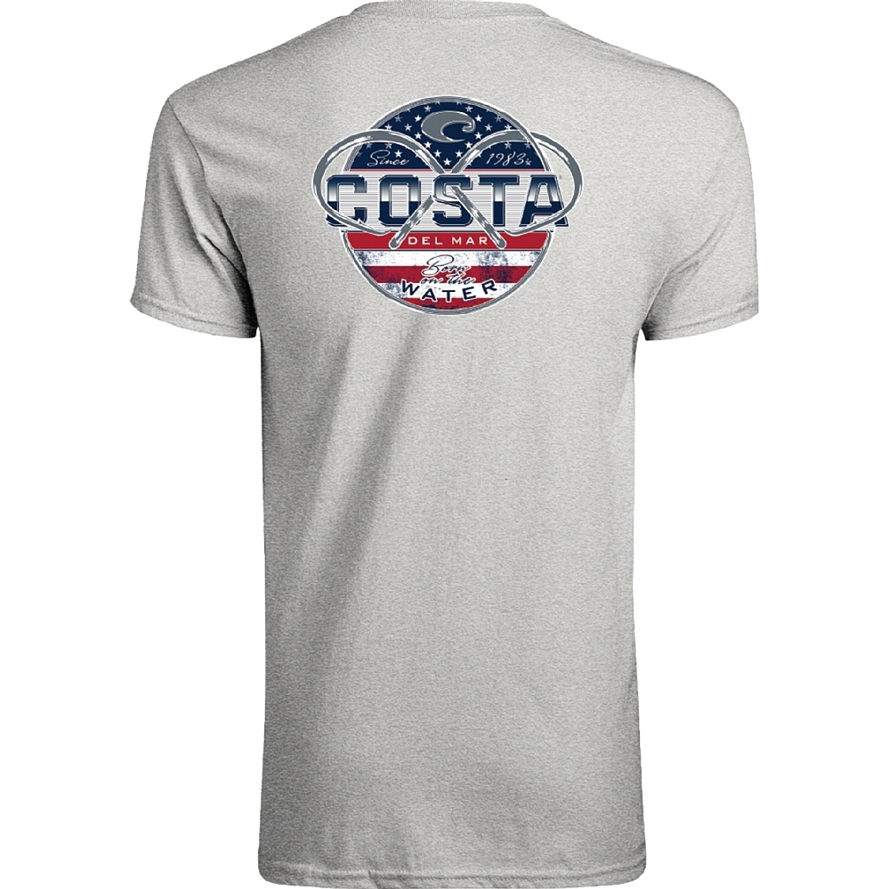 Costa Del Mar Chrome USA Men's T Shirt