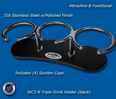 Deep Blue Open Style Drink Holder