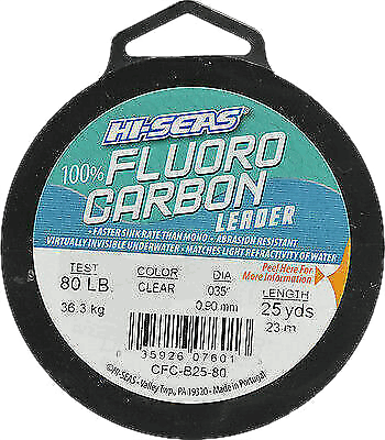 Hi-Seas Fluorocarbon Leader 25yd