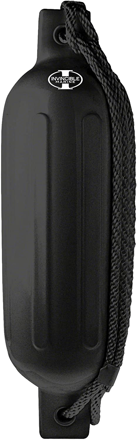 Invincible Marine Inflatable Fender 5.5" x 20" - Black.