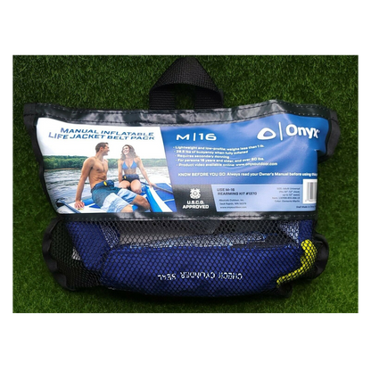 Onyx Manual Inflatable Life Jacket Belt Pack