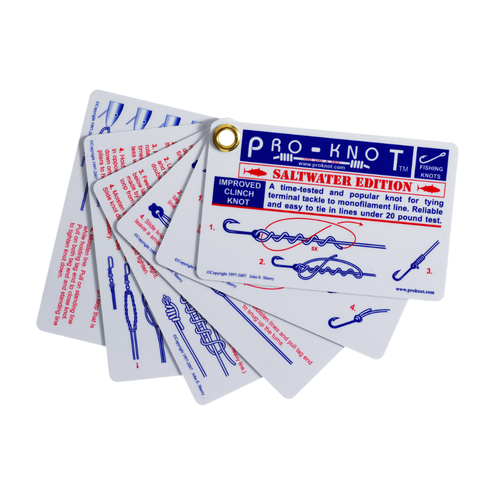 PRO-KNOT Saltwater Fishing Knot Cards – Tuppens