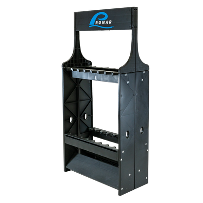 Promar Plastic Rod Rack - 16 Rod Rack