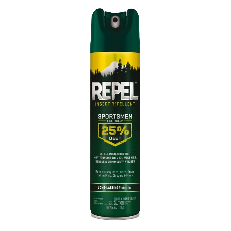 Repel Insect Repellent Sportsman 25% DEET Aerosol.