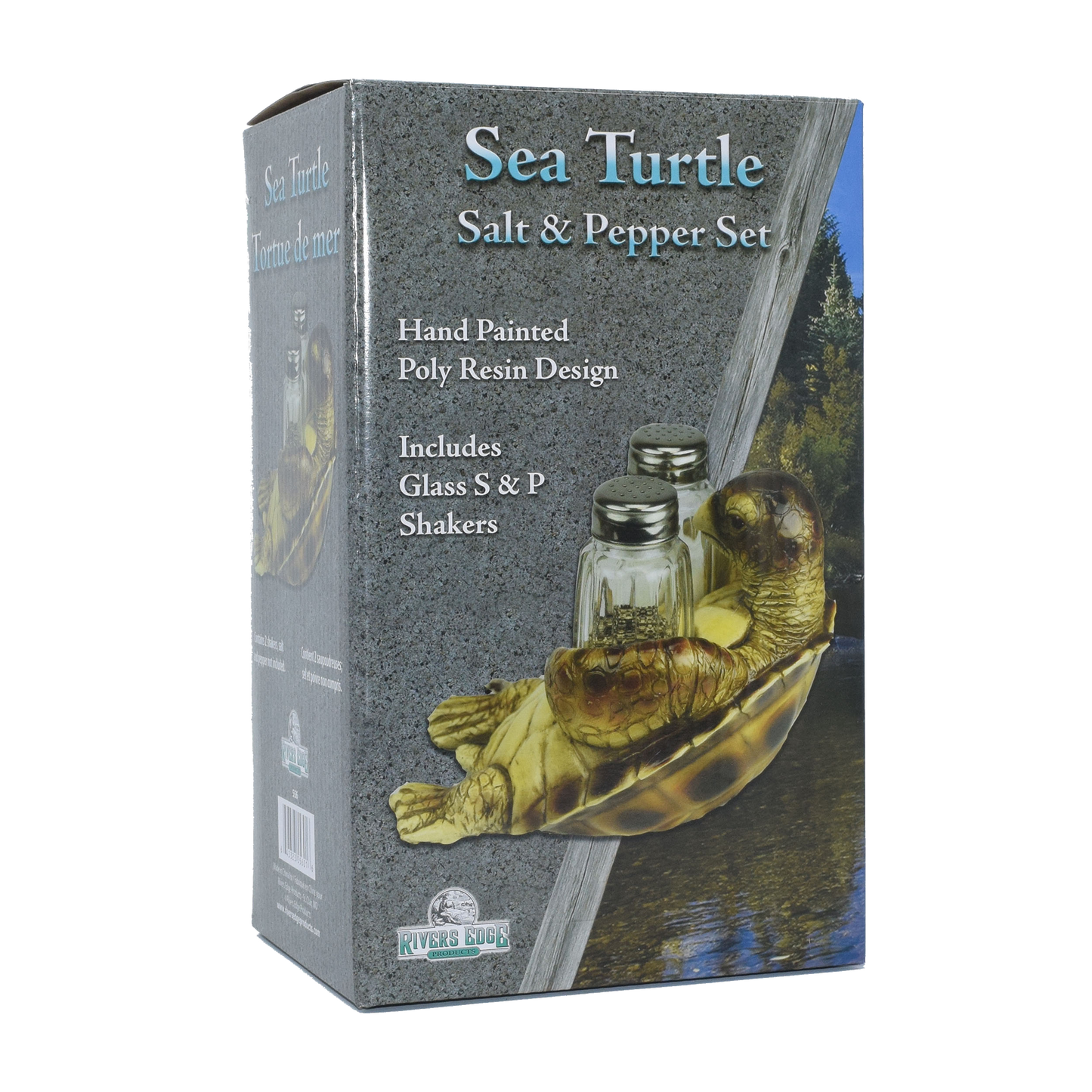 River's Edge Sea Turtle Salt & Pepper Set