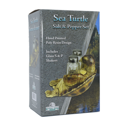 River's Edge Sea Turtle Salt & Pepper Set.